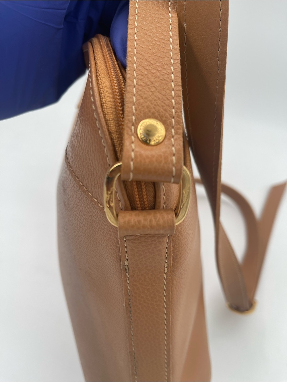 Longchamp Tan Leather Bag - Picture 12 of 13